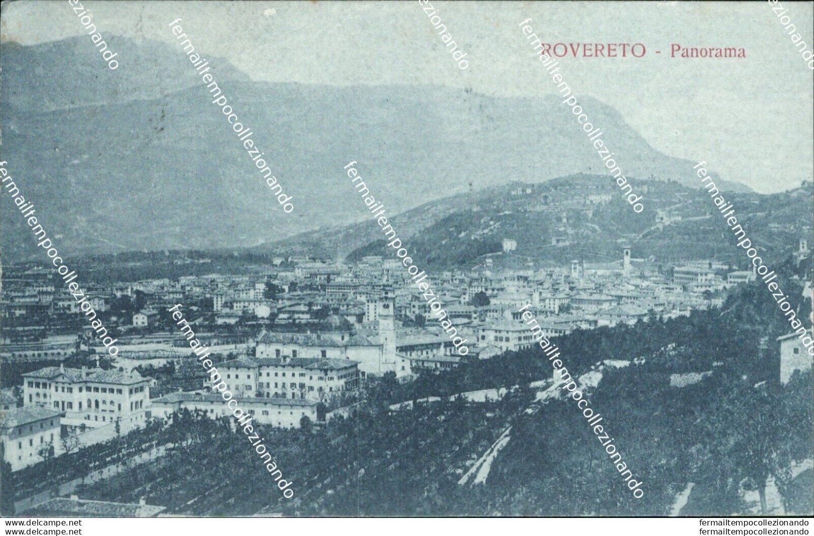 Be368 Cartolina Rovereto Panorama Provincia Di Trento - Trento