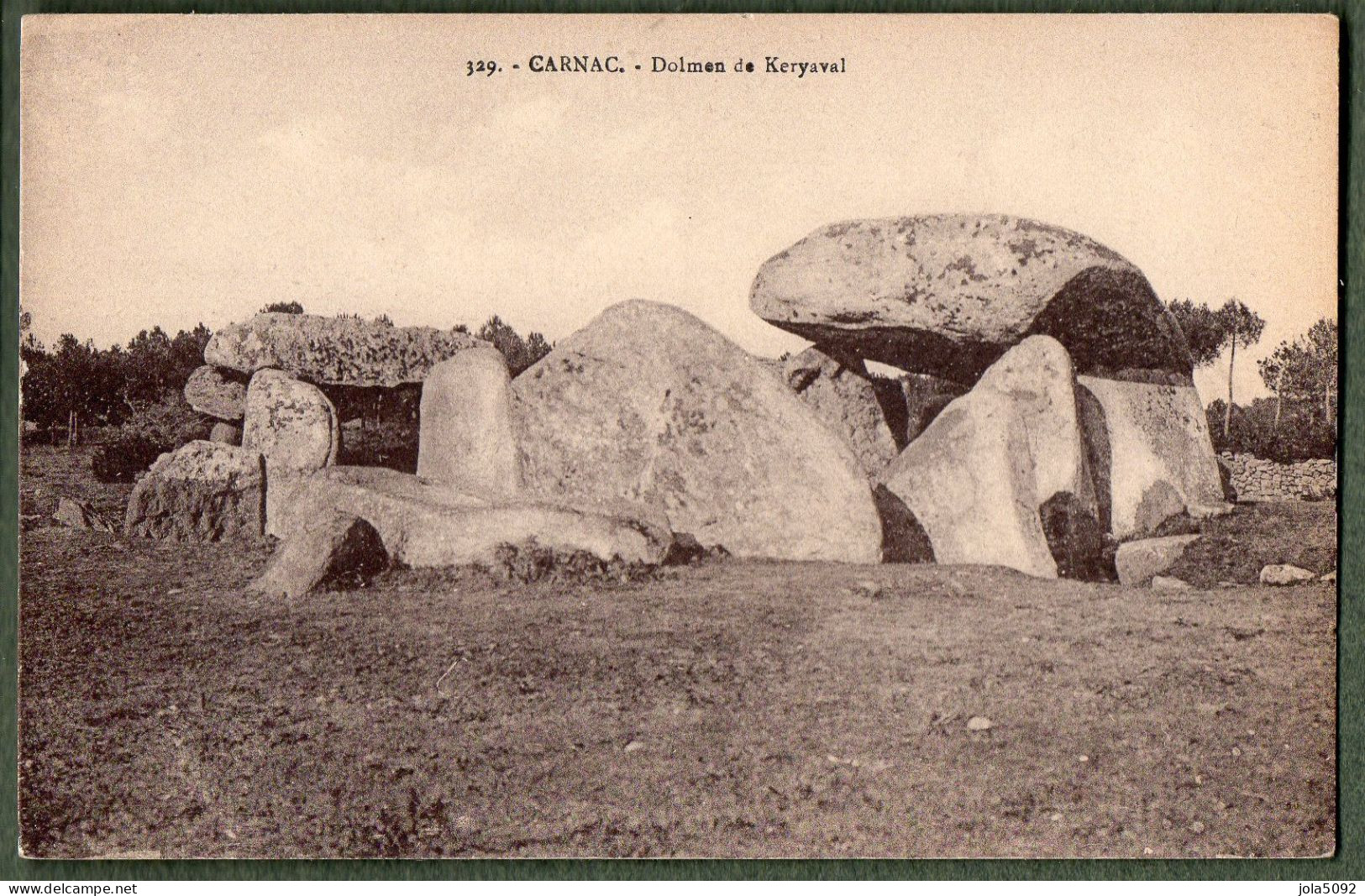 56 - CARNAC - Dolmen De Keryaval - Carnac
