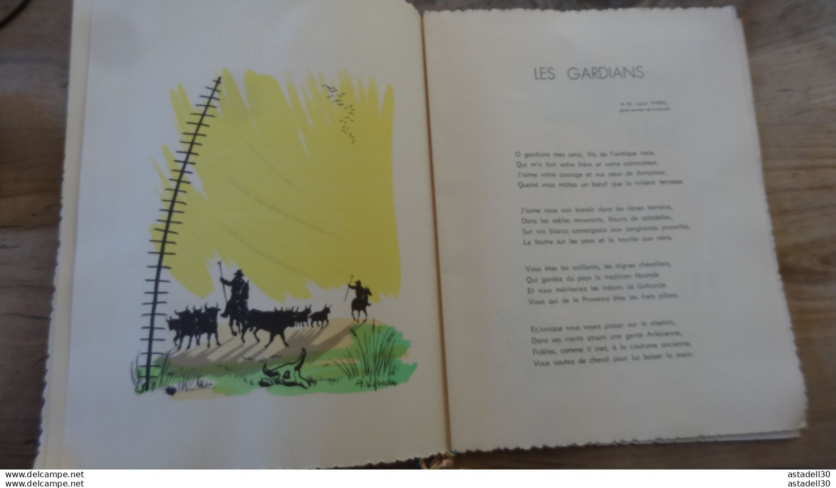 André Montagard CAMARGUE Illustrations De A. Vidal-Quadras Poémes  ....... Caisse-42 .... LIV-CAM - Provence - Alpes-du-Sud