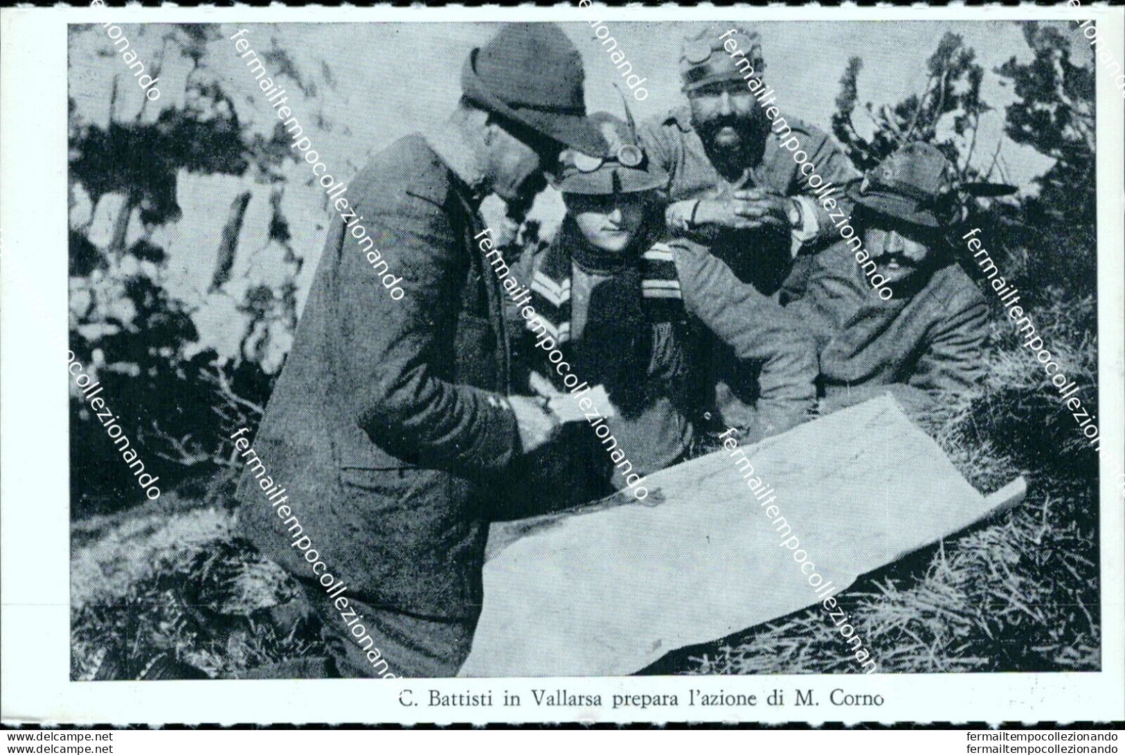 N783 Cartolina Trento C.battisti In Vallarsa Prepara L'azione Di M.corno - Trento