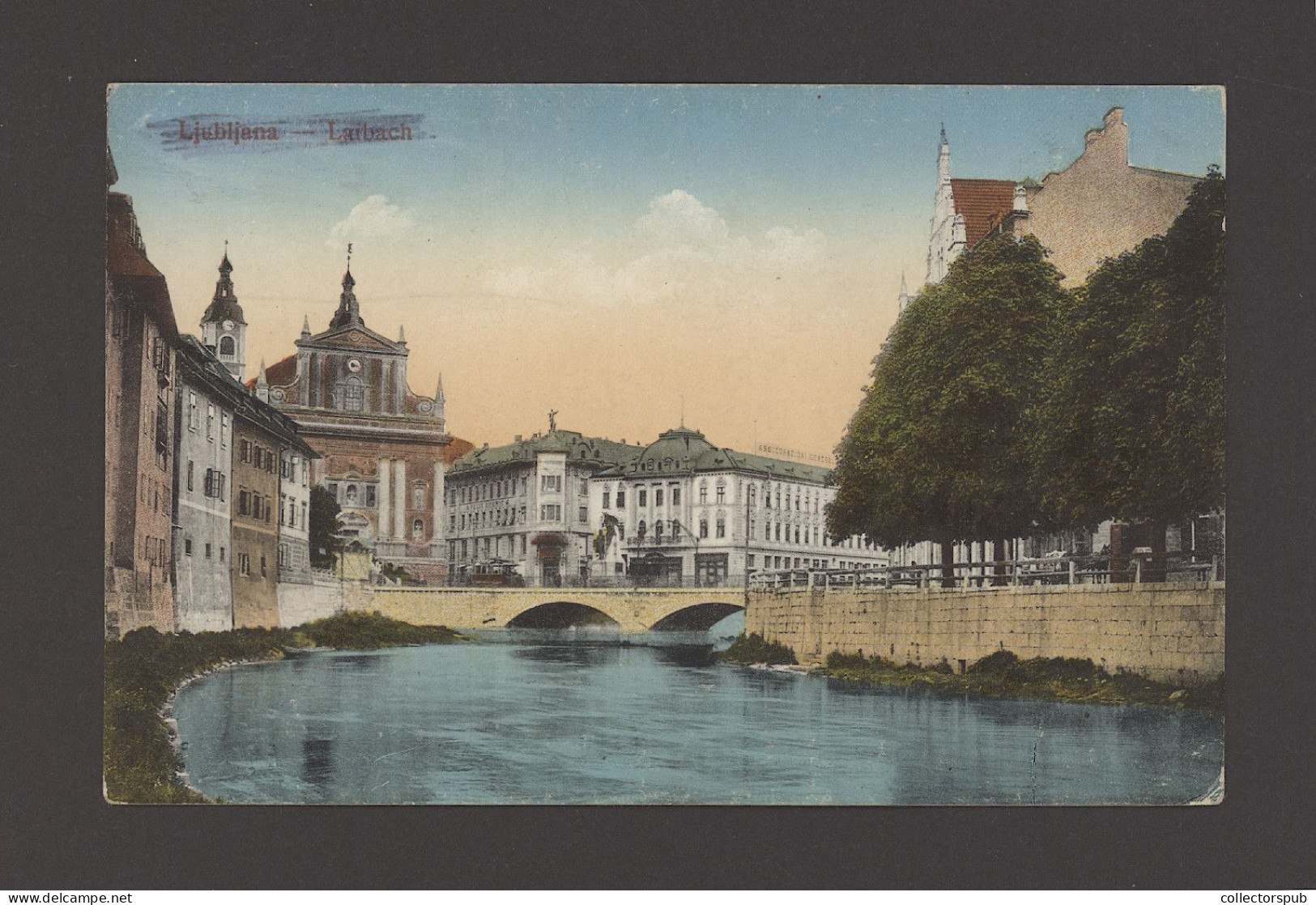 LJUBLJANA WWI Vintage Postcard With Fieldpost - Slovenië