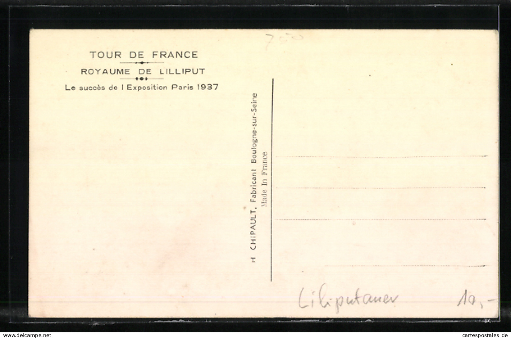 AK Paris, Exposition Internationale 1937, Esplanade Des Invaliddes, Un Groupe De La Population Du Royaume De Liliput  - Autres & Non Classés
