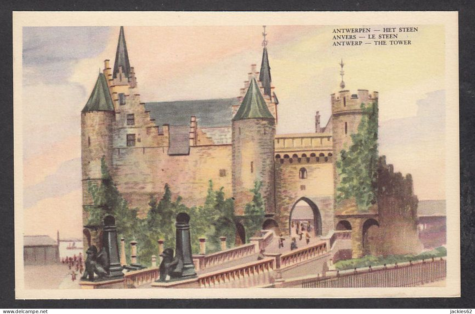 117153/ Antwerpen, Het Steen, Ed Aquarella - 1900-1949