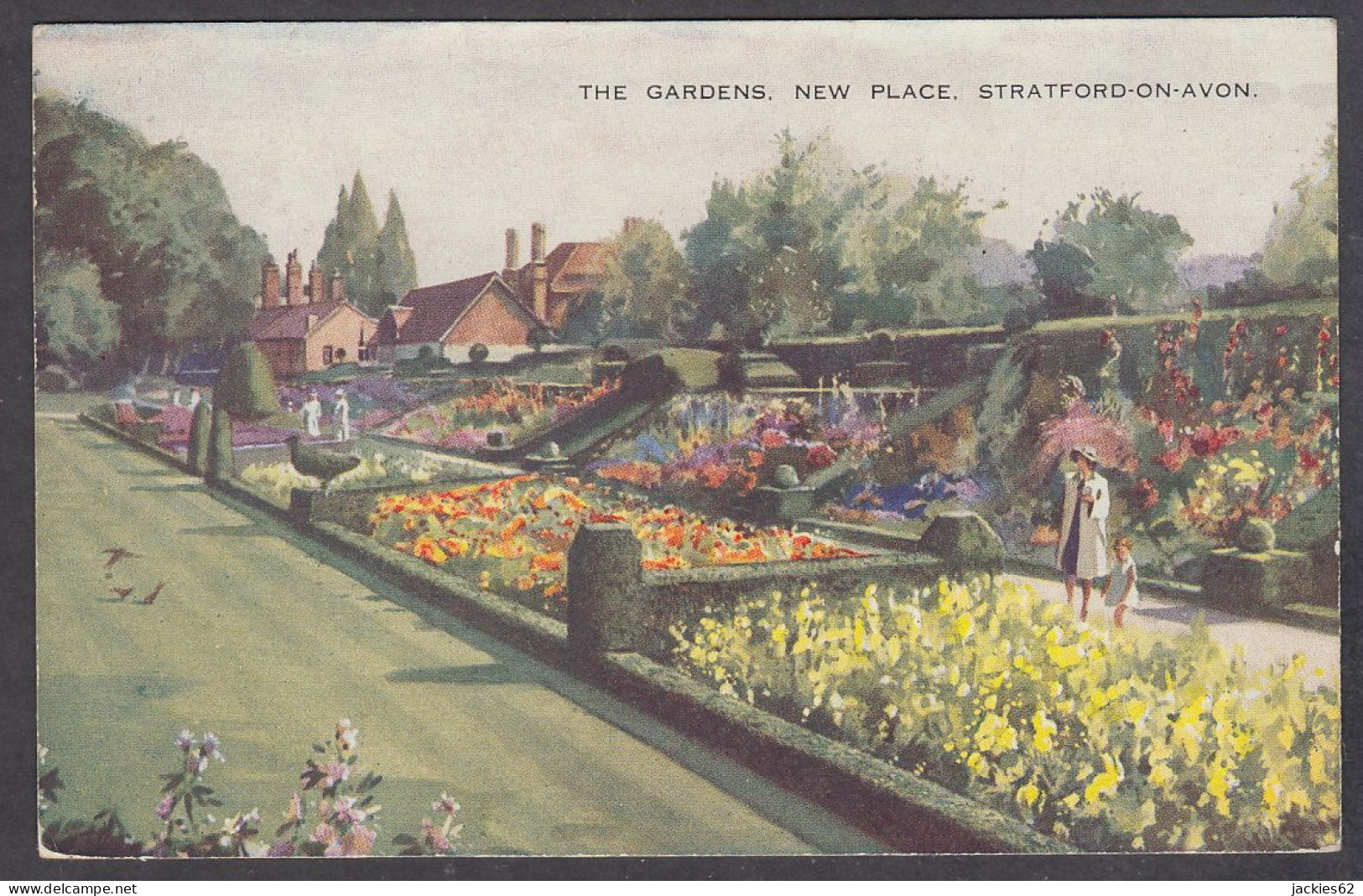 117165/ Stratford-on-Avon, The Gardens, New Place, Ed Valentine & Sons  - 1900-1949