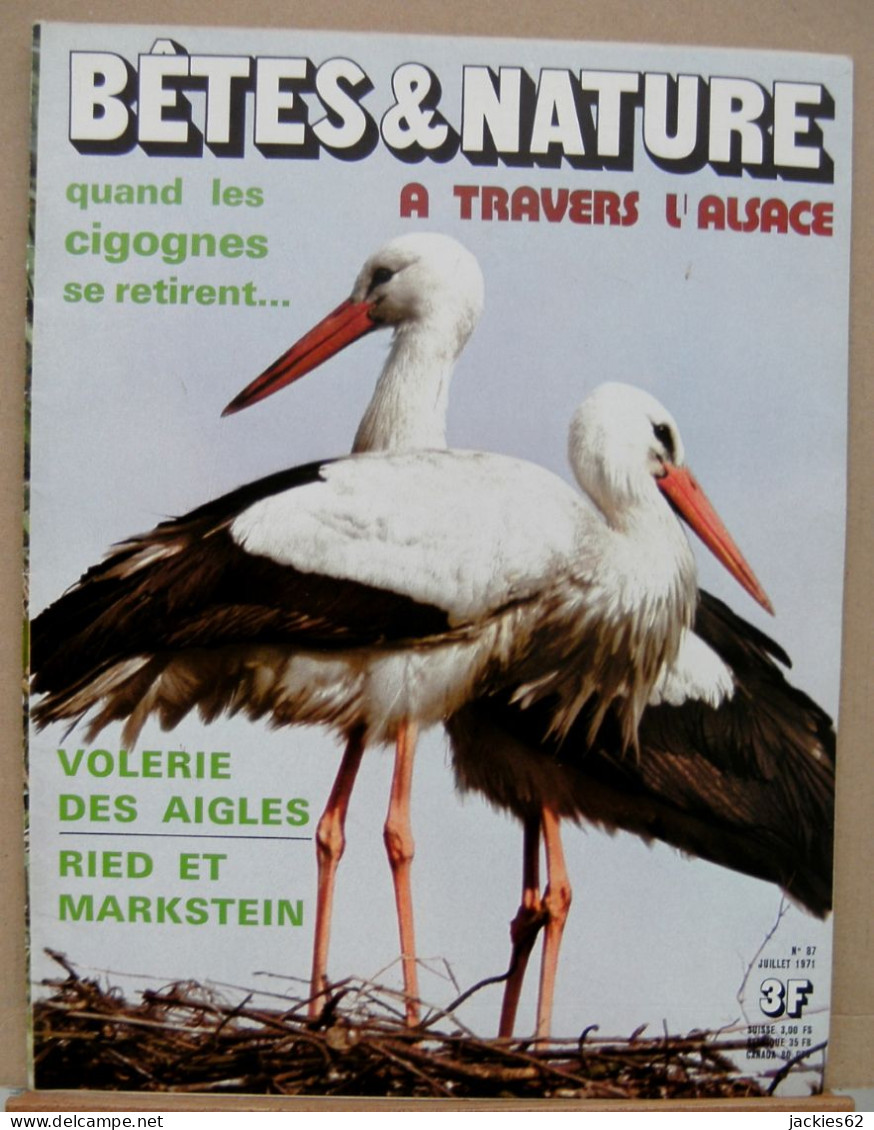 087/ LA VIE DES BETES / BETES ET NATURE N° 87 Du 7/1971, Voir Sommaire - Tierwelt