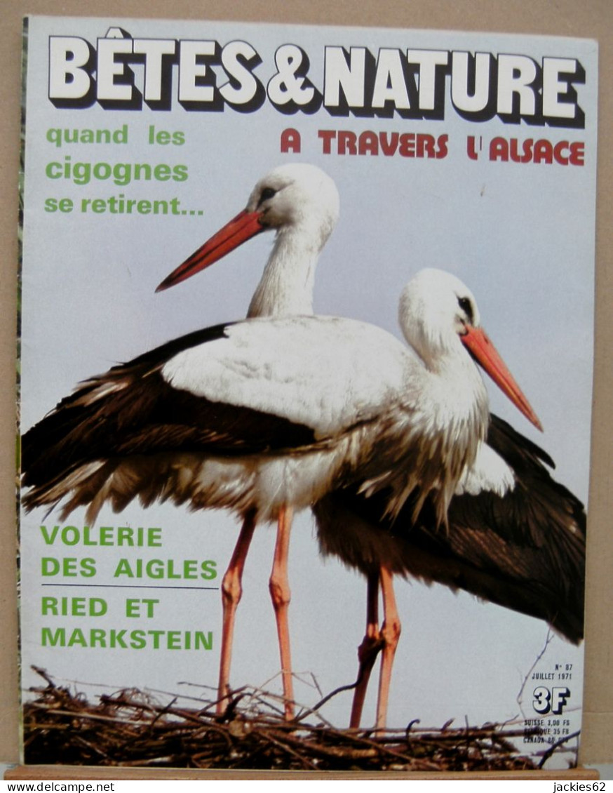 087/ LA VIE DES BETES / BETES ET NATURE N° 87 Du 7/1971, Voir Sommaire - Animales