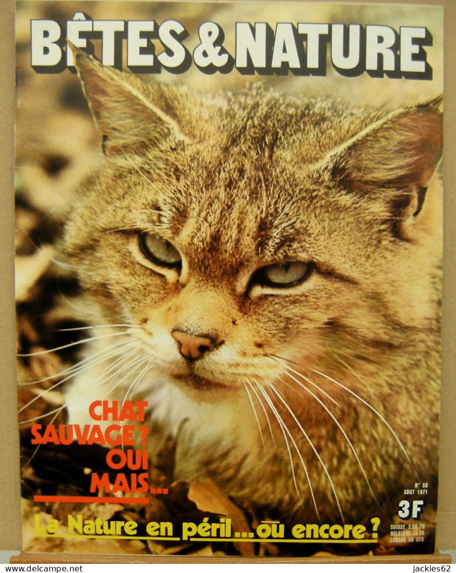 088/ LA VIE DES BETES / BETES ET NATURE N° 88 Du 8/1971, Voir Sommaire - Animals