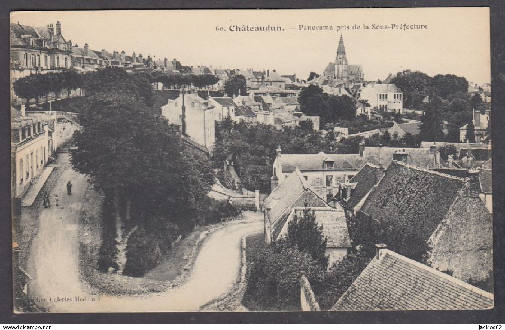 122875/ CHÂTEAUDUN, Panorama Pris De La Sous-Préfecture - Chateaudun