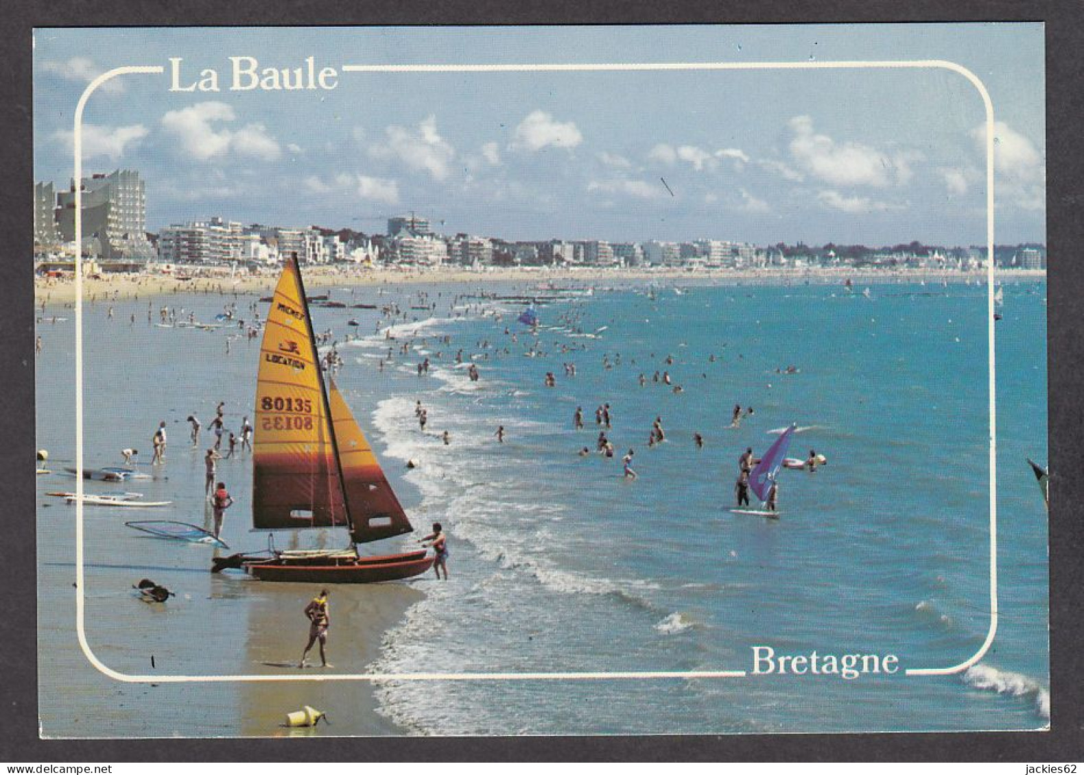 074014/ LA BAULE, La Plage Et Le Remblai - La Baule-Escoublac