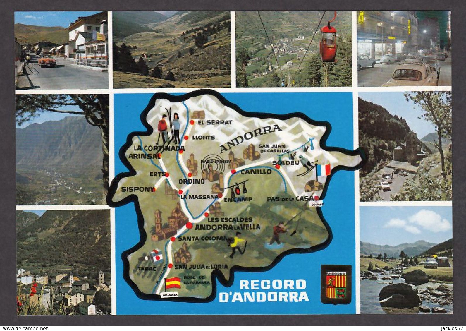 091232/ Valls D'Andorra, Mapa Geogràfic  - Andorra
