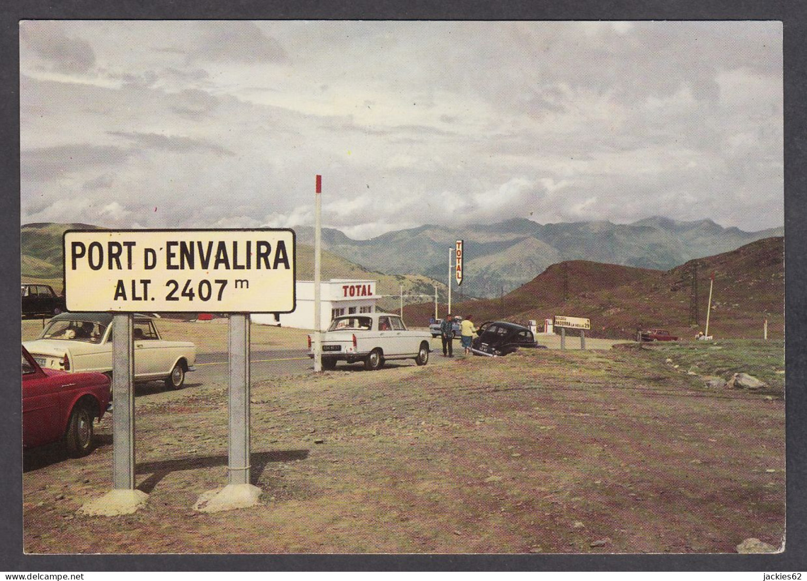 112223/ Port D'Envalira, Le Sommet Du Col D'Envalira à Fra-Miquel - Andorre