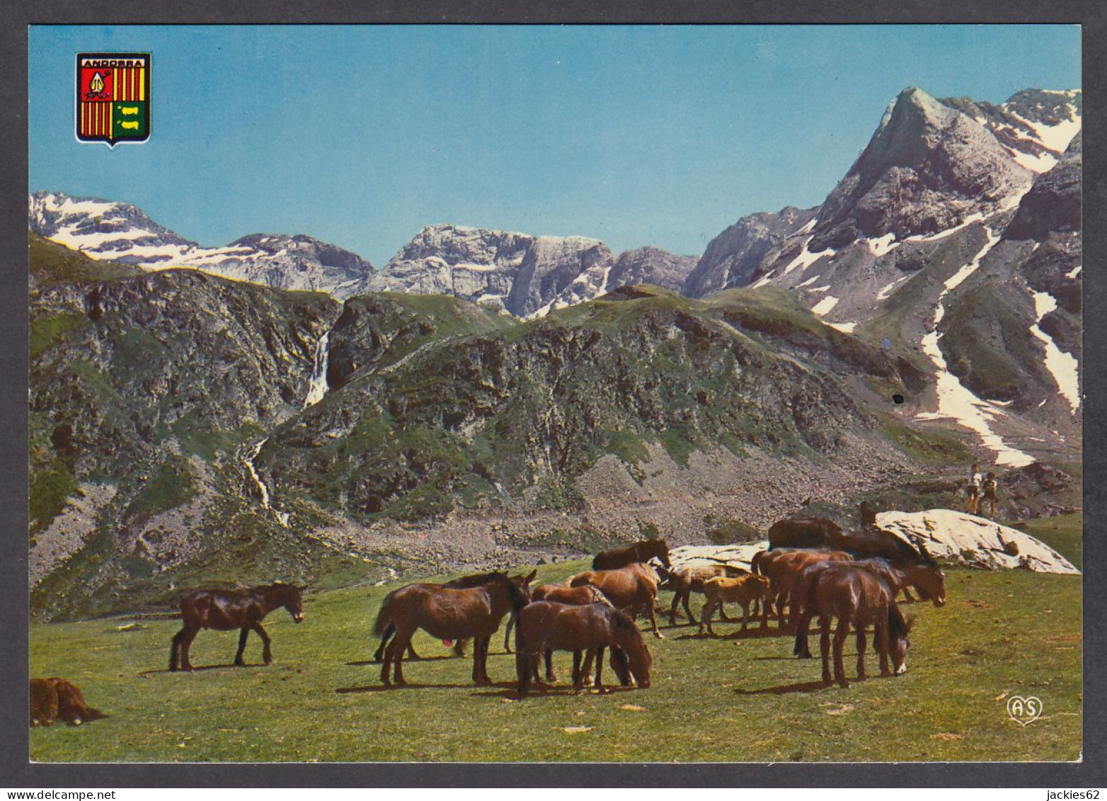 112219/ Valls D'Andorra, Chevaux En Liberté Au Paturage, Cavalls Que Corren Lliures A Les Pastures - Andorra