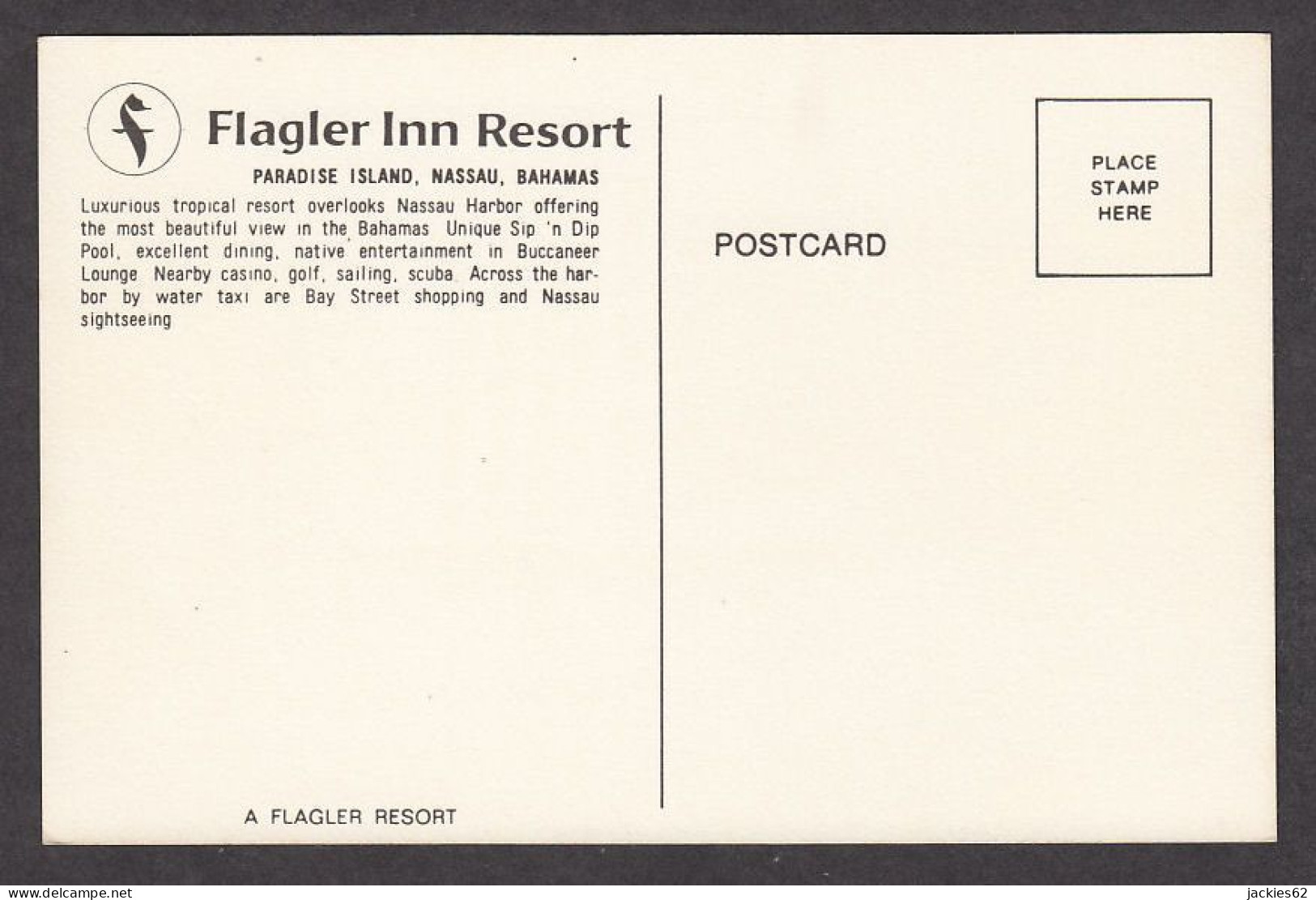 115251/ NASSAU, Flagler Inn Resort - Bahamas
