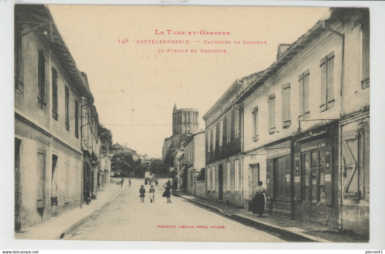 CASTELSARRASIN - Faubourg De Garonne Ou Avenue De Gascogne - Castelsarrasin
