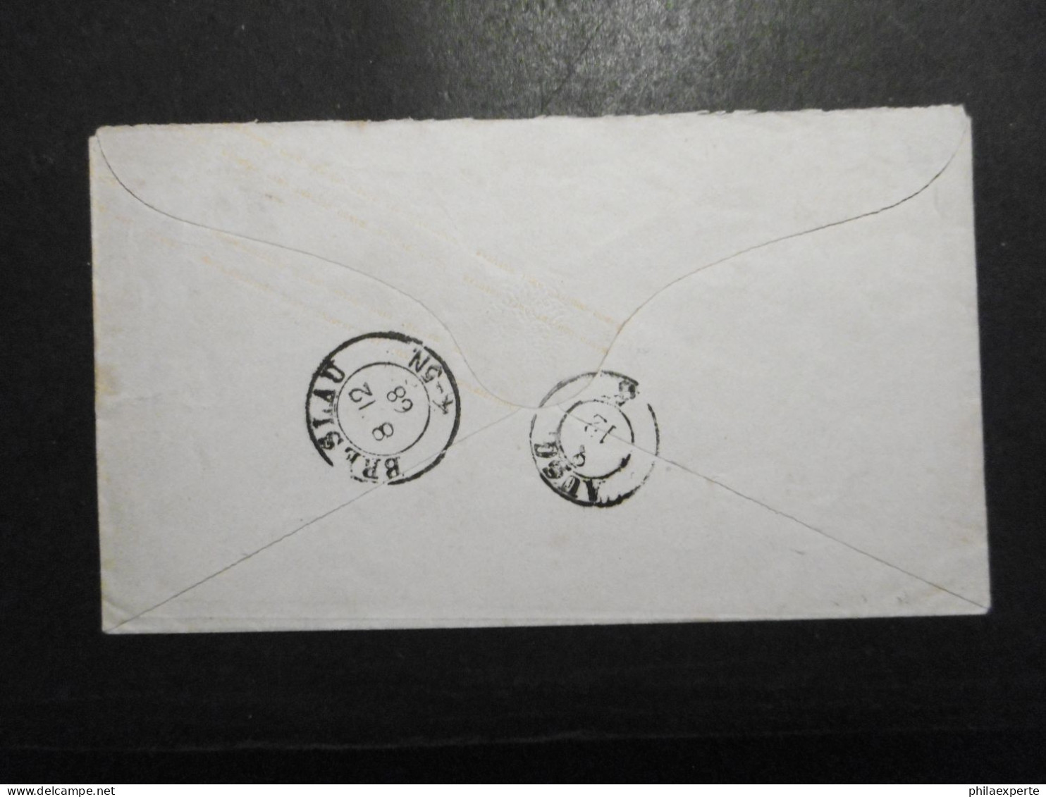 Baden Mi. GA U 12 (148x84) Am 8.12.1868(AK) Nach Breslau-Albumspuren - Postal  Stationery