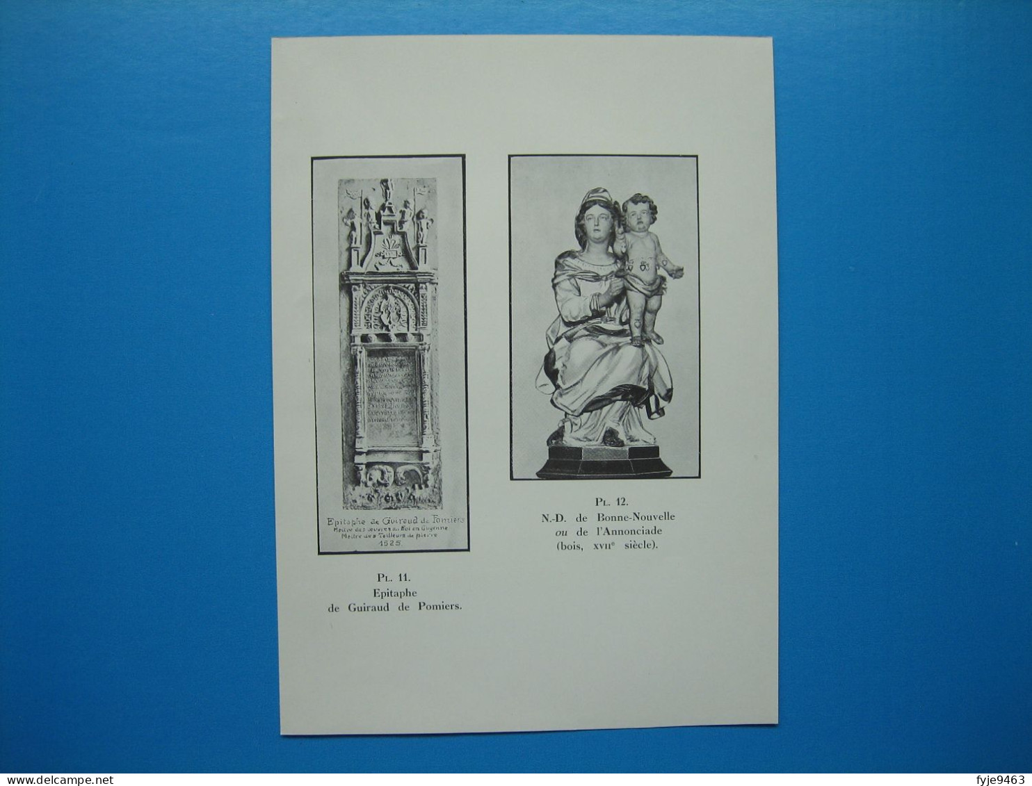 (1937) Église SAINTE-EULALIE de BORDEAUX (14 illustrations)