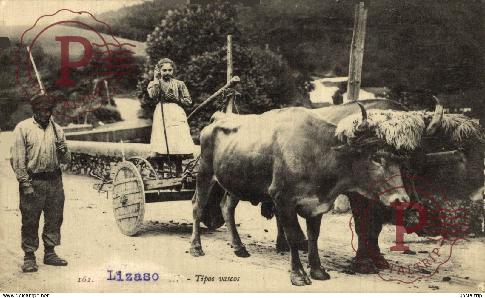 GUIPUZCOA. SAN SEBASTIAN. TIPOS VASCOS. (LIZASO?) - Guipúzcoa (San Sebastián)