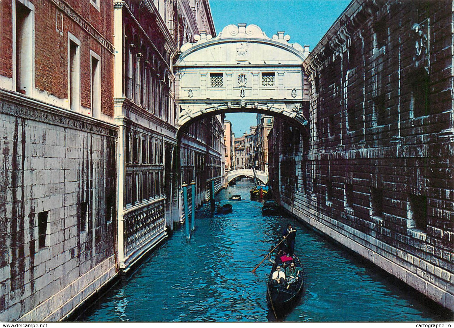 Navigation Sailing Vessels & Boats Themed Postcard Venice Sighs Bridge - Velieri
