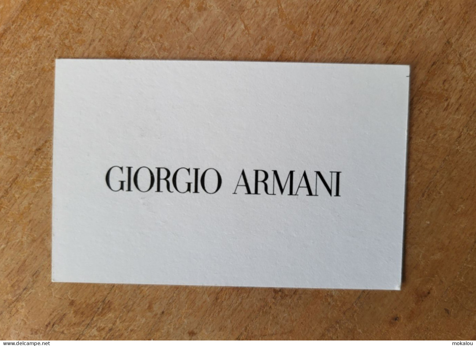 Carte Giorgio Armani Choix Mexique - Modern (vanaf 1961)