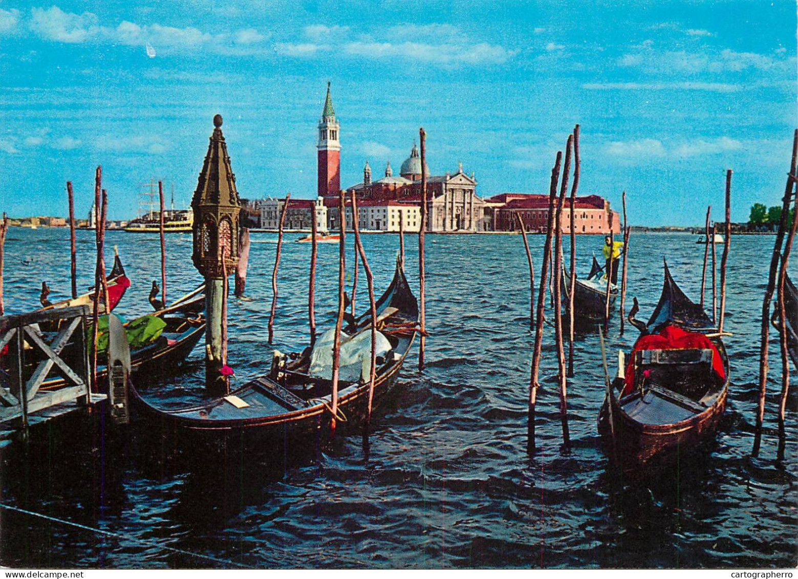 Navigation Sailing Vessels & Boats Themed Postcard Venice San Giorgio Island - Voiliers