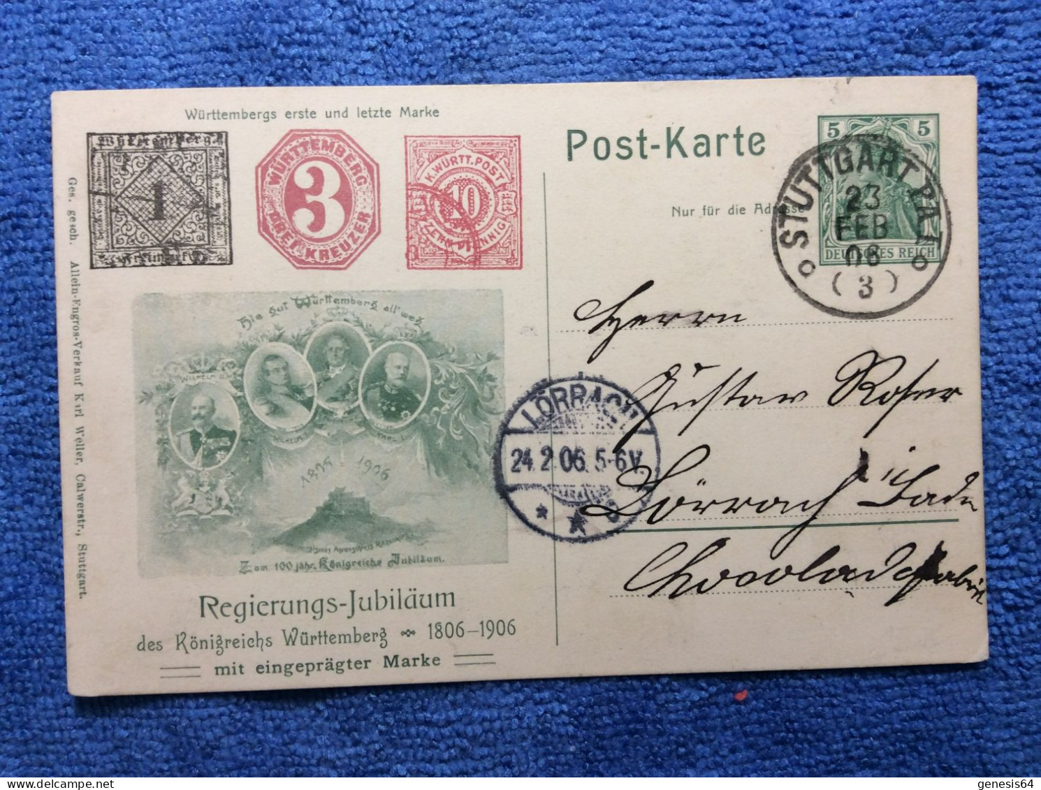Deutsches Reich. PP 27 C73/01 (1ZKPVT024) - Storia Postale