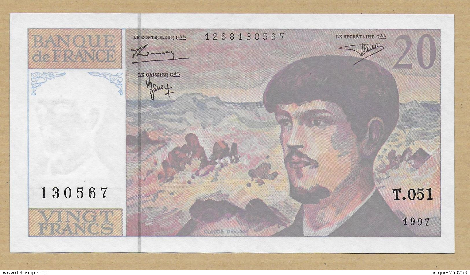 20 FRANCS DEBUSSY 1997  NEUF - 20 F 1980-1997 ''Debussy''