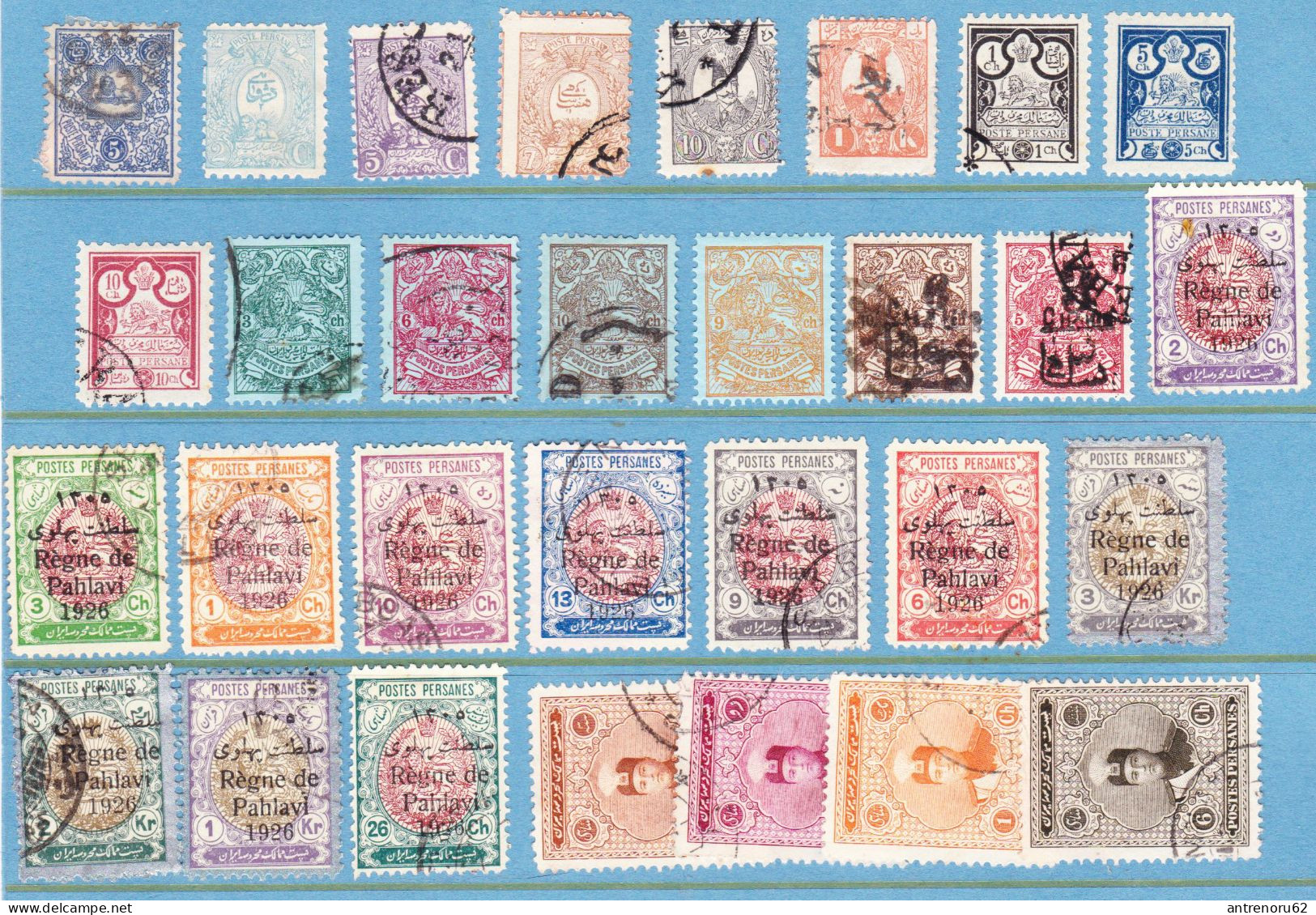 STAMPS-IRAN-UNUSED-MH*USED-LOT -SEE-SCAN - Iran