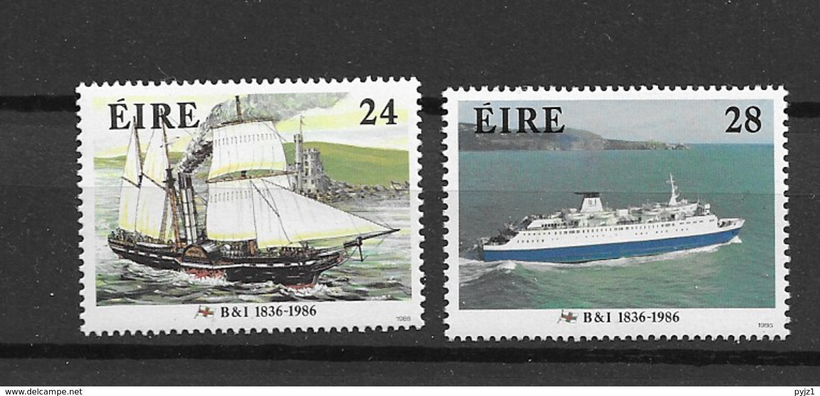 1986 MNH Ireland, Michel 599-600  Postfris** - Unused Stamps