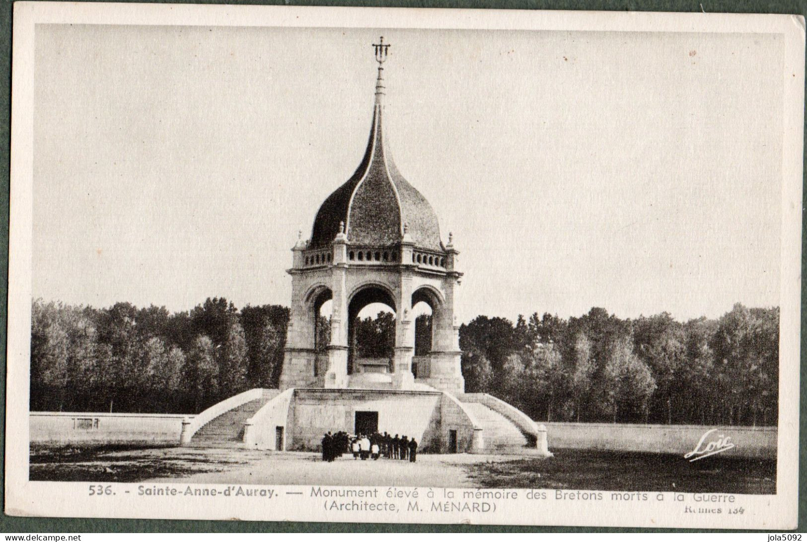 56 / SAINTE-ANNE-D'AURAY - Monument Aux Morts - Sainte Anne D'Auray