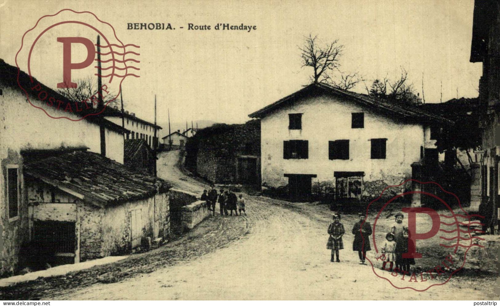 FRANCIA. FRANCE. BEHOBIA. BEHOBIE. ROUTE D'HENDAYE. - Béhobie