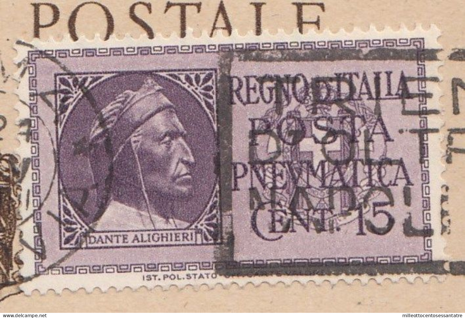 1533  - REGNO - Cartolina Postale Da Cent.30 Bruno Del 1940 Da Roma A Milano Con Aggiunta C. 15 Violetto - Interi Postali