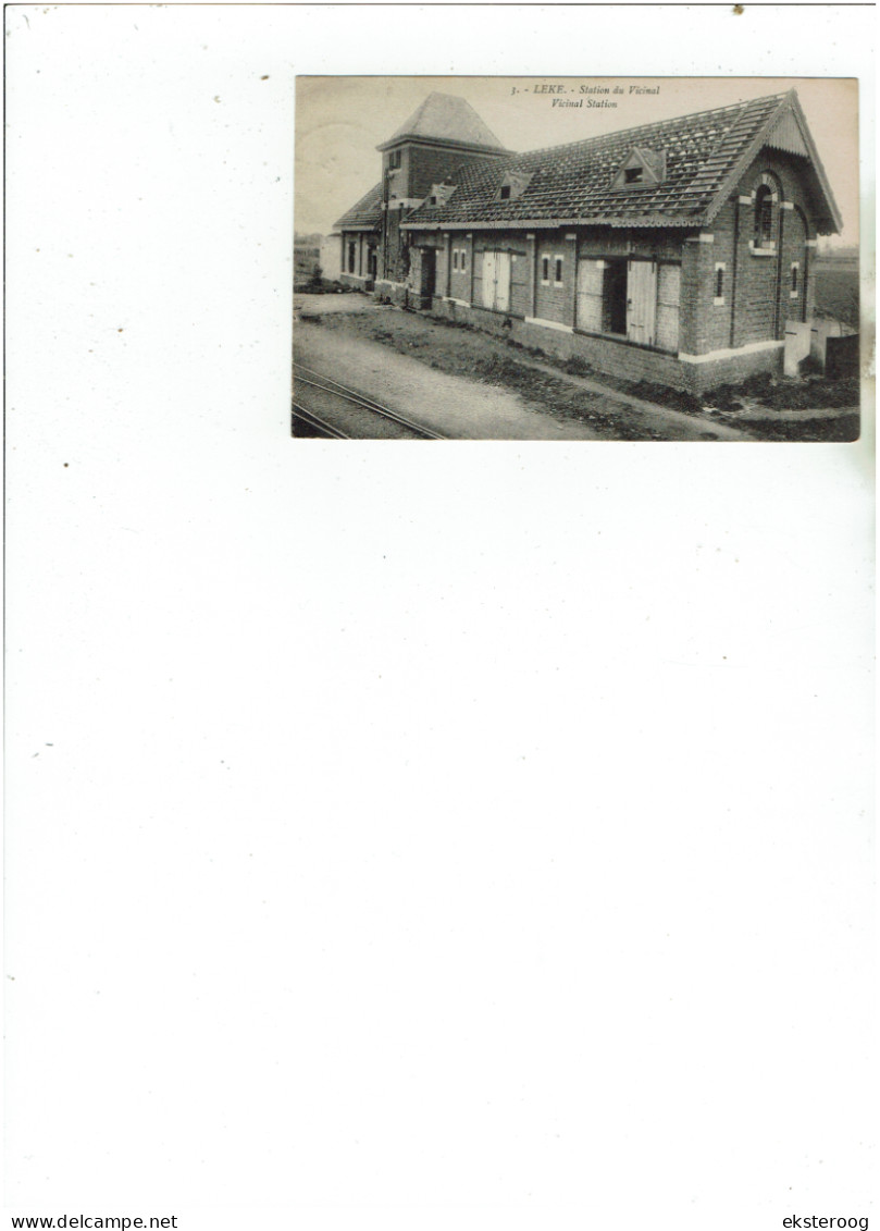 Leke- 3 Station Du Vicinal Vicinal Station - Langemark-Poelkapelle