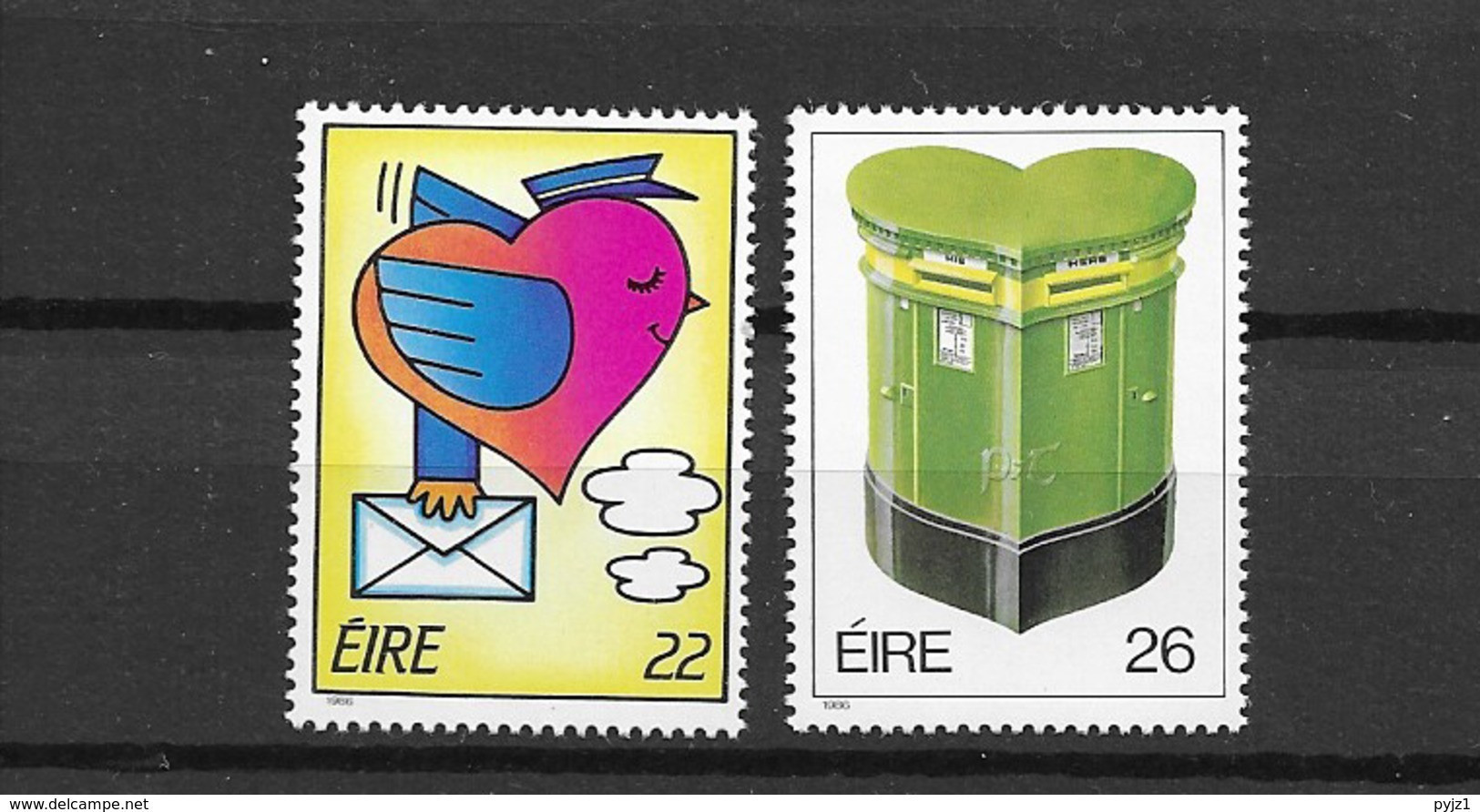 1986 MNH Ireland, Michel 584-5  Postfris** - Unused Stamps