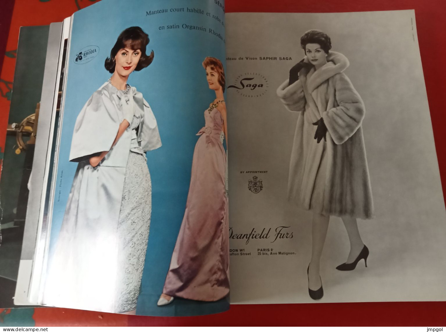 Officiel De La Couture Et De La Mode De Paris 1959 Collection Printemps Dior Patou Balmain De Rauch Heim Cardin Givenchy - Moda