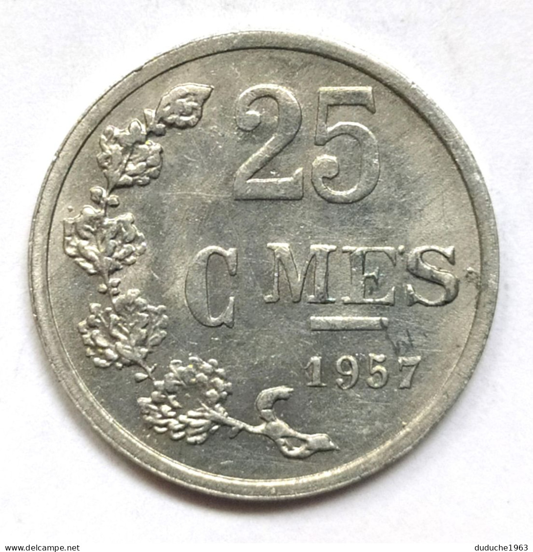 Luxembourg - 25 Centimes 1957 - Luxemburgo