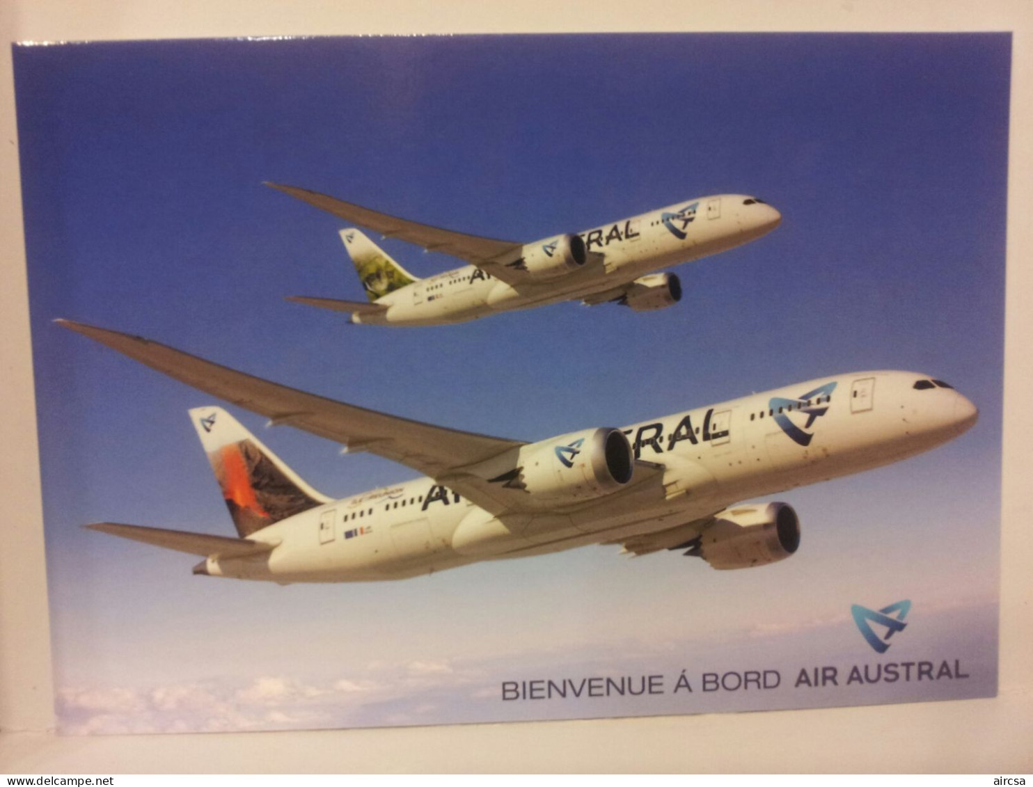 Airline Issue AIR AUSTRAL Boeing 787 Dreamliner Postcard-1 - 1946-....: Ere Moderne