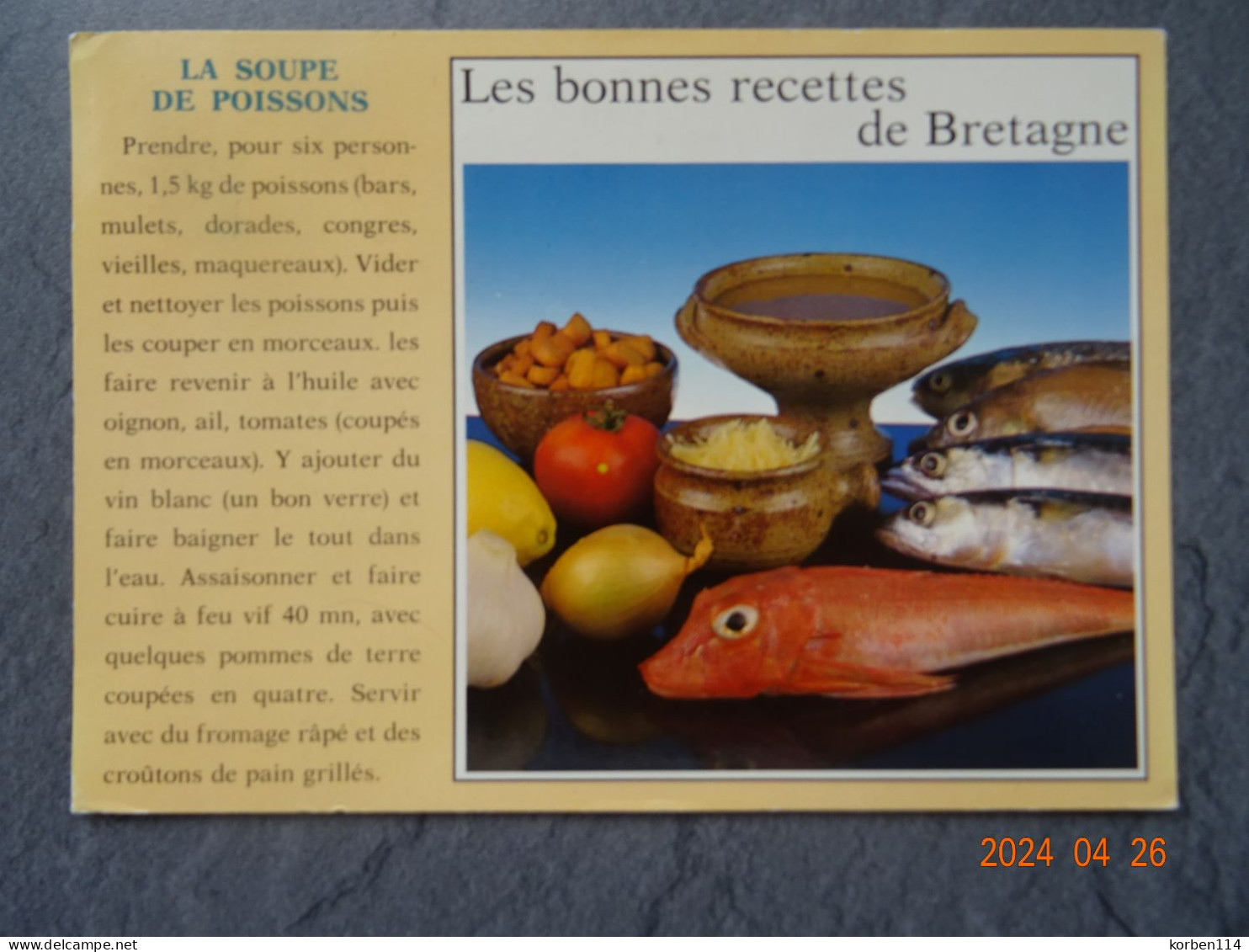 SOUPE DE POISSONS - Hotels & Restaurants