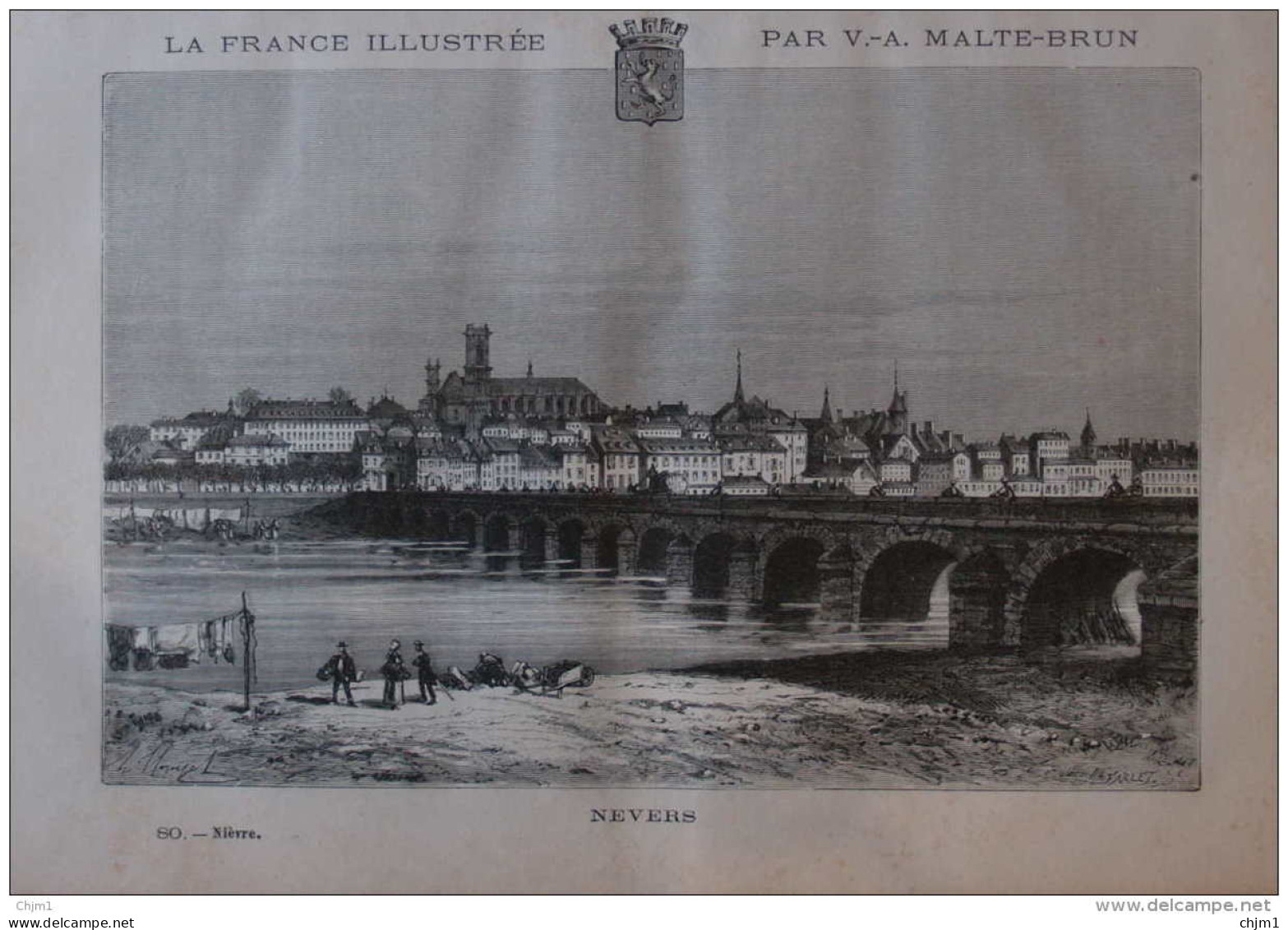 Nevers - Page Original 1882 - Documents Historiques
