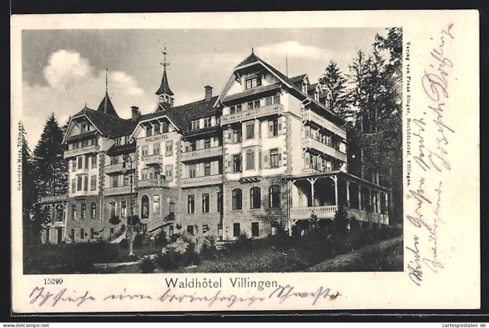 AK Villingen / Baden, Blick Auf Das Waldhotel  - Baden-Baden