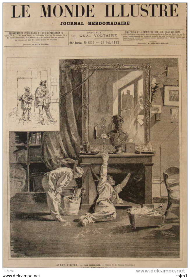 Avant-l'hiver - Les Ramoneurs - Page Original -  1882 - Documents Historiques
