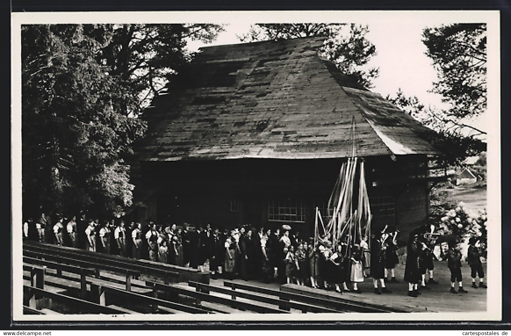 AK Tannheim B. Donaueschingen, Freilichtbühne, Der Vogt Auf Mühlstein, Hochzeitszug  - Donaueschingen