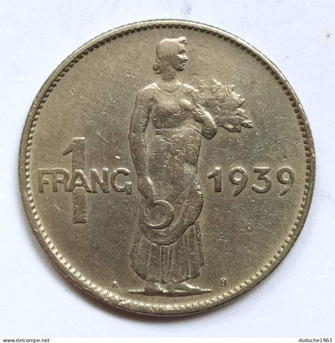 Luxembourg - 1 Franc 1939 - Luxembourg