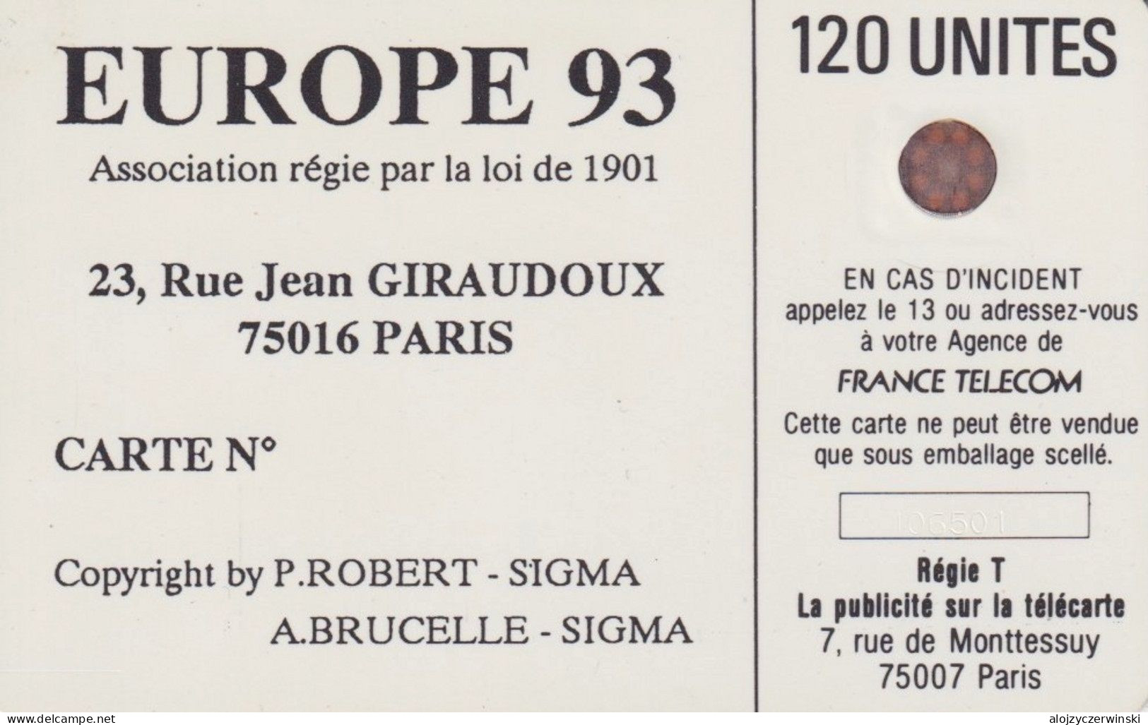 D-109 106501 Accession De La France á La Présidence Du Conseil De L'Europe Mitterand Mint RRR Carte Doree - Ad Uso Privato