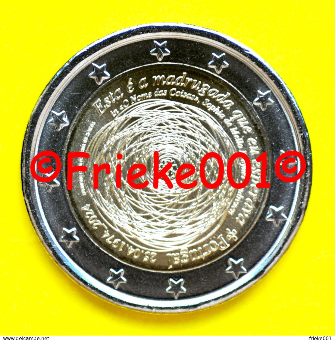 Portugal - 2 Euro 2024 Comm.(Anjerrevolutie) - Portugal