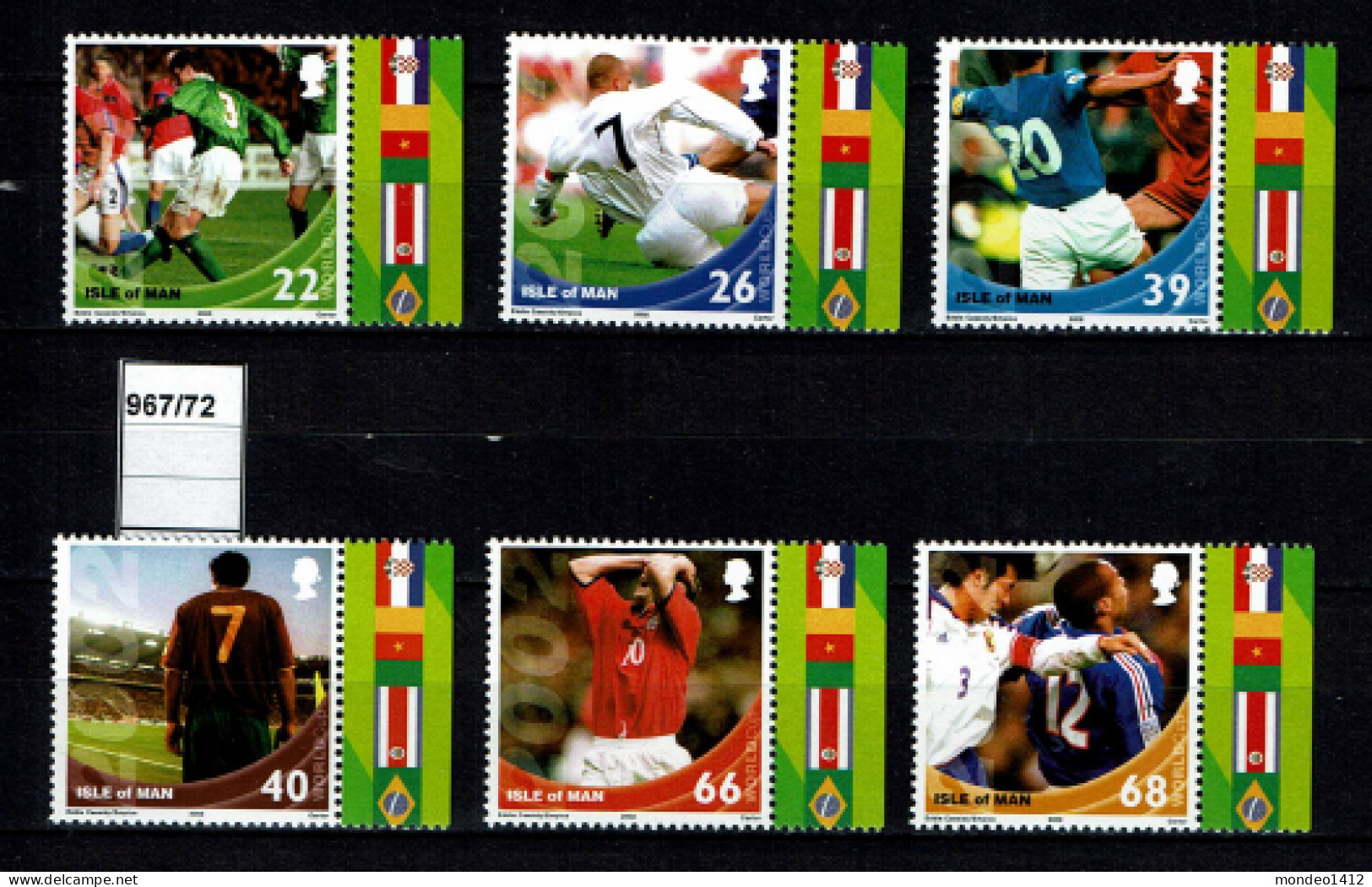 Isle Of Man - 2002 - MNH - Fußball-Weltmeisterschaft, World Cup Football, Coupe Du Monde De Football - Isla De Man