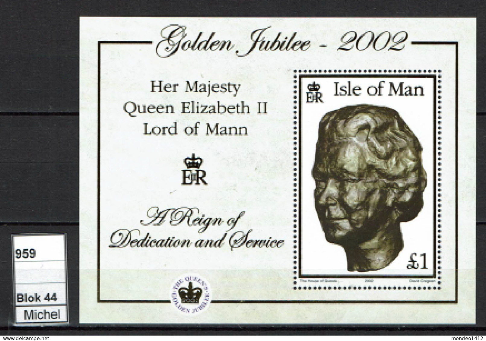 Isle Of Man - 2002 - MNH - Golden Jubilee, Her Majesty Queen Elisabeth II - Isle Of Man