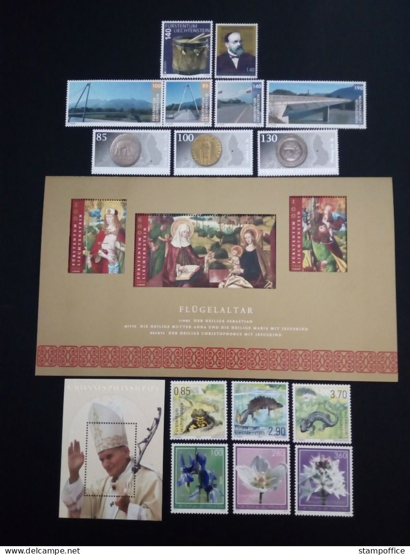 LIECHTENSTEIN JAHRGANG 2014 POSTFRISCH(MINT) MIT KLEINBOGEN 1741 - Full Years