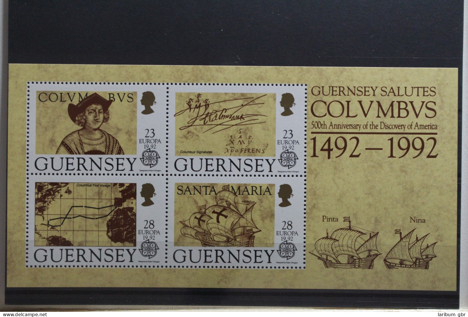 Großbritannien Guernsey Block 8 Mit 549-552 Postfrisch #UP640 - Guernesey
