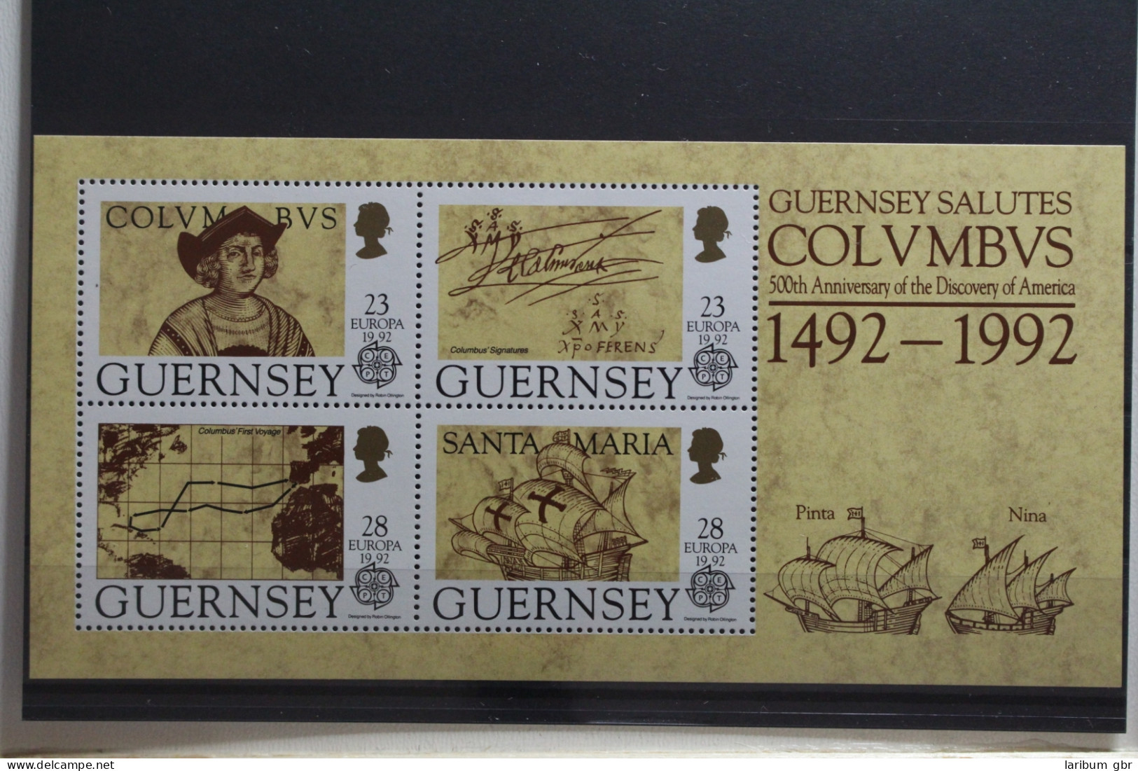 Großbritannien Guernsey Block 8 Mit 549-552 Postfrisch #UP639 - Guernesey