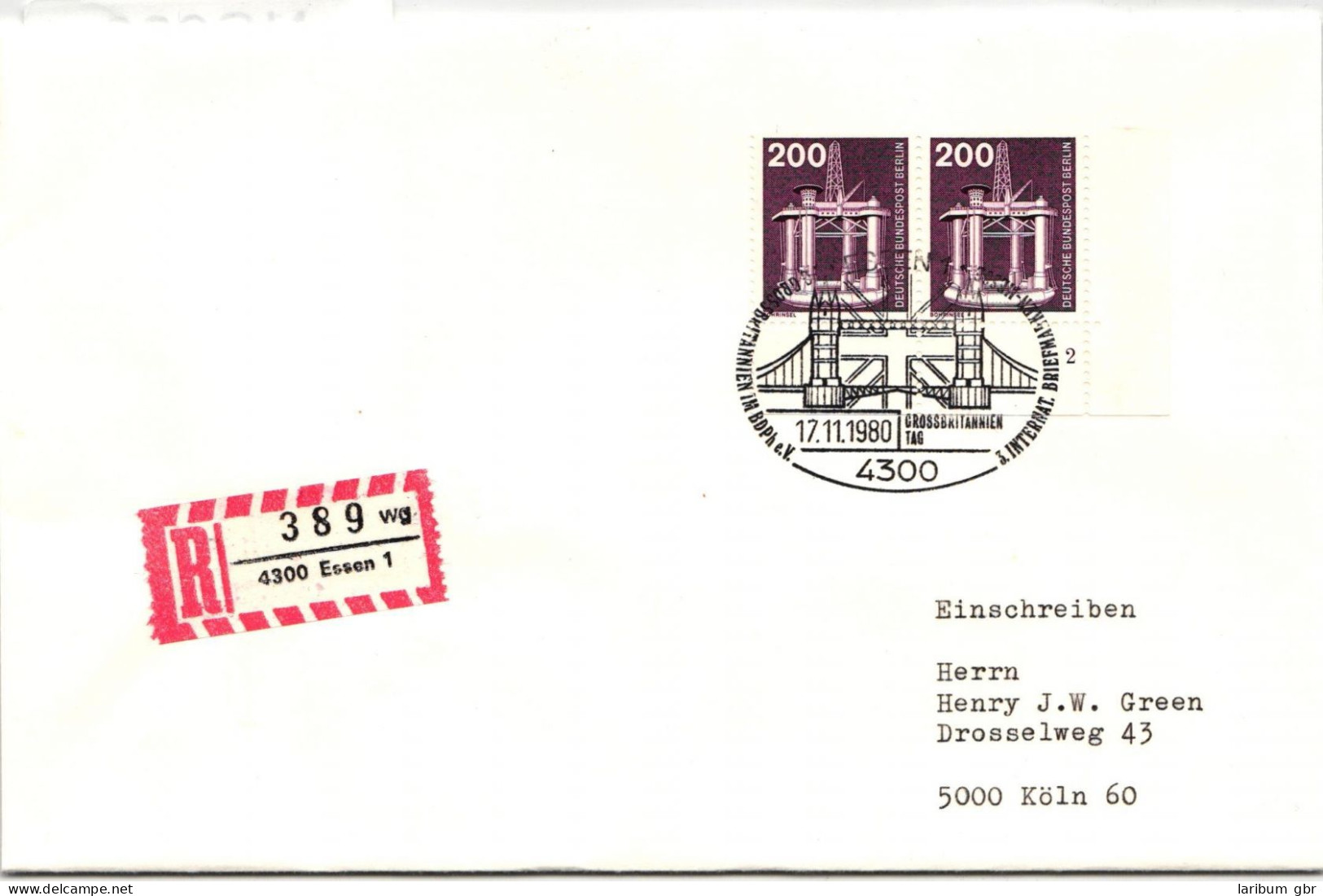 Berlin 506 FN Auf Brief Als Mehrfachfrankatur Formnummer 2 #NG328 - Altri & Non Classificati